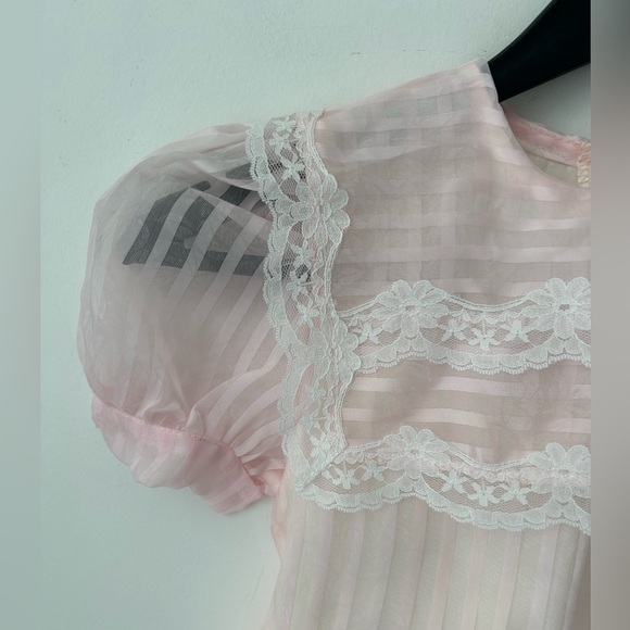 Vintage Jessica Mcclintock Gunne sax pink girl dress - Picture 4 of 11